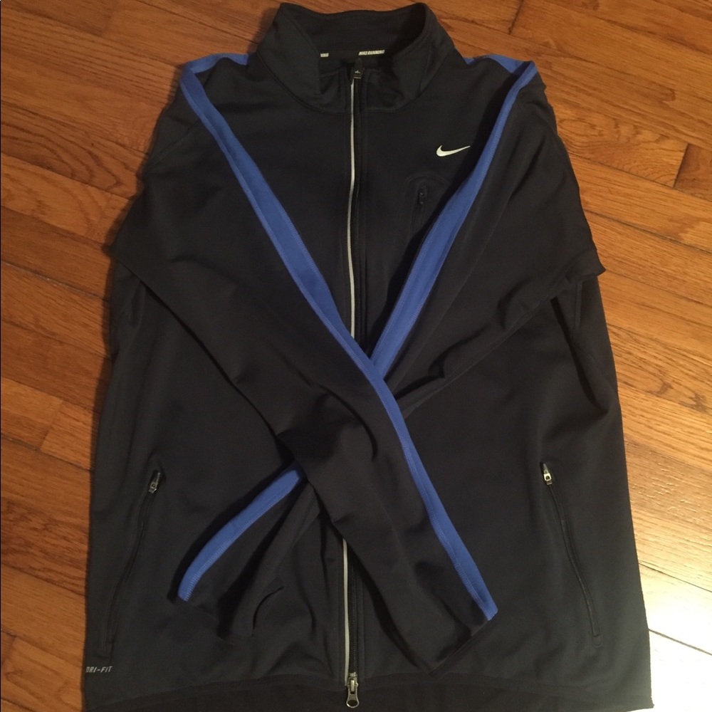 NIKE MEN’S DRI-FIT FULL ZIP RUNNING JACKET XL